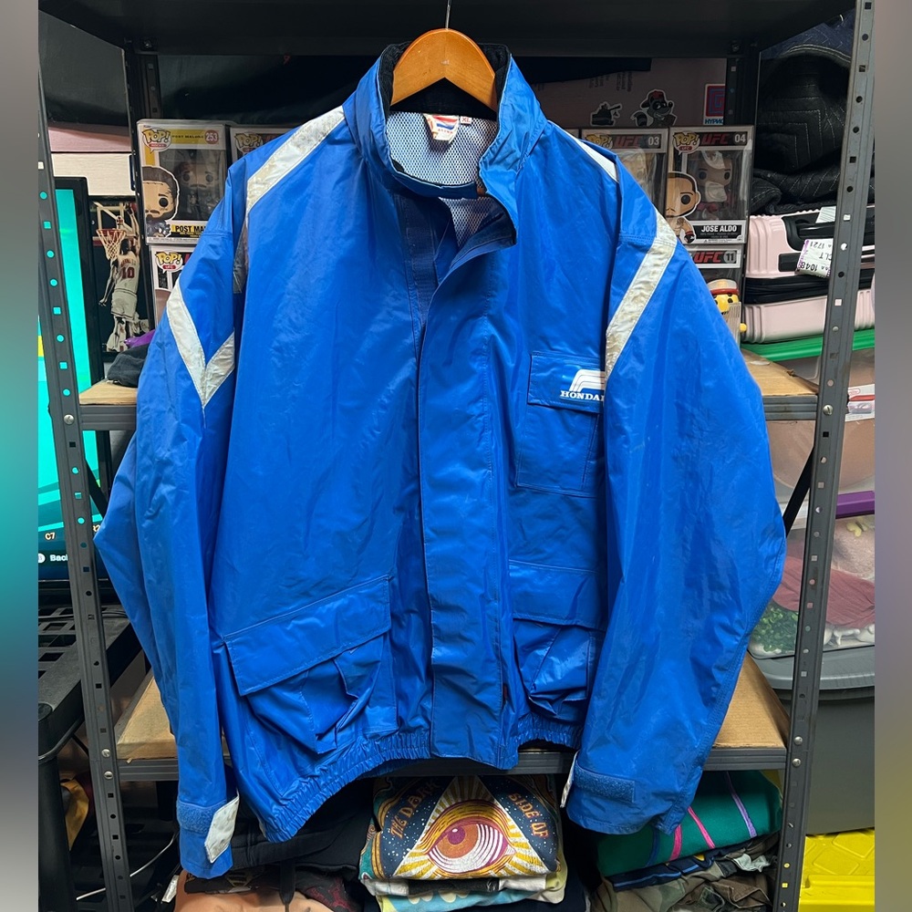 Vintage 80s Hondaline Honda Racing Team Nylon Jacket